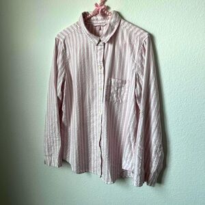 Victoria's Secret striped button-down